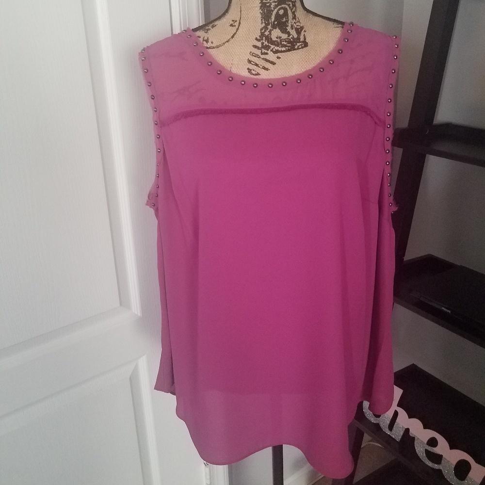 Silver Studded Cami